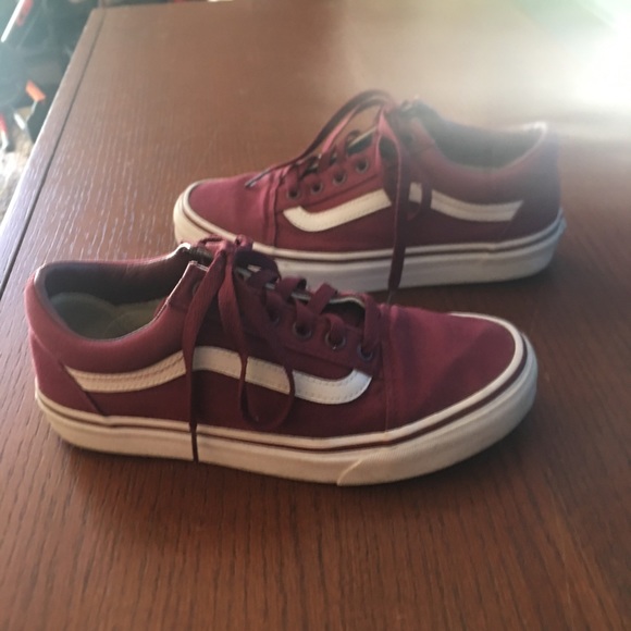 Women’s Maroon Vans - Picture 6 of 6